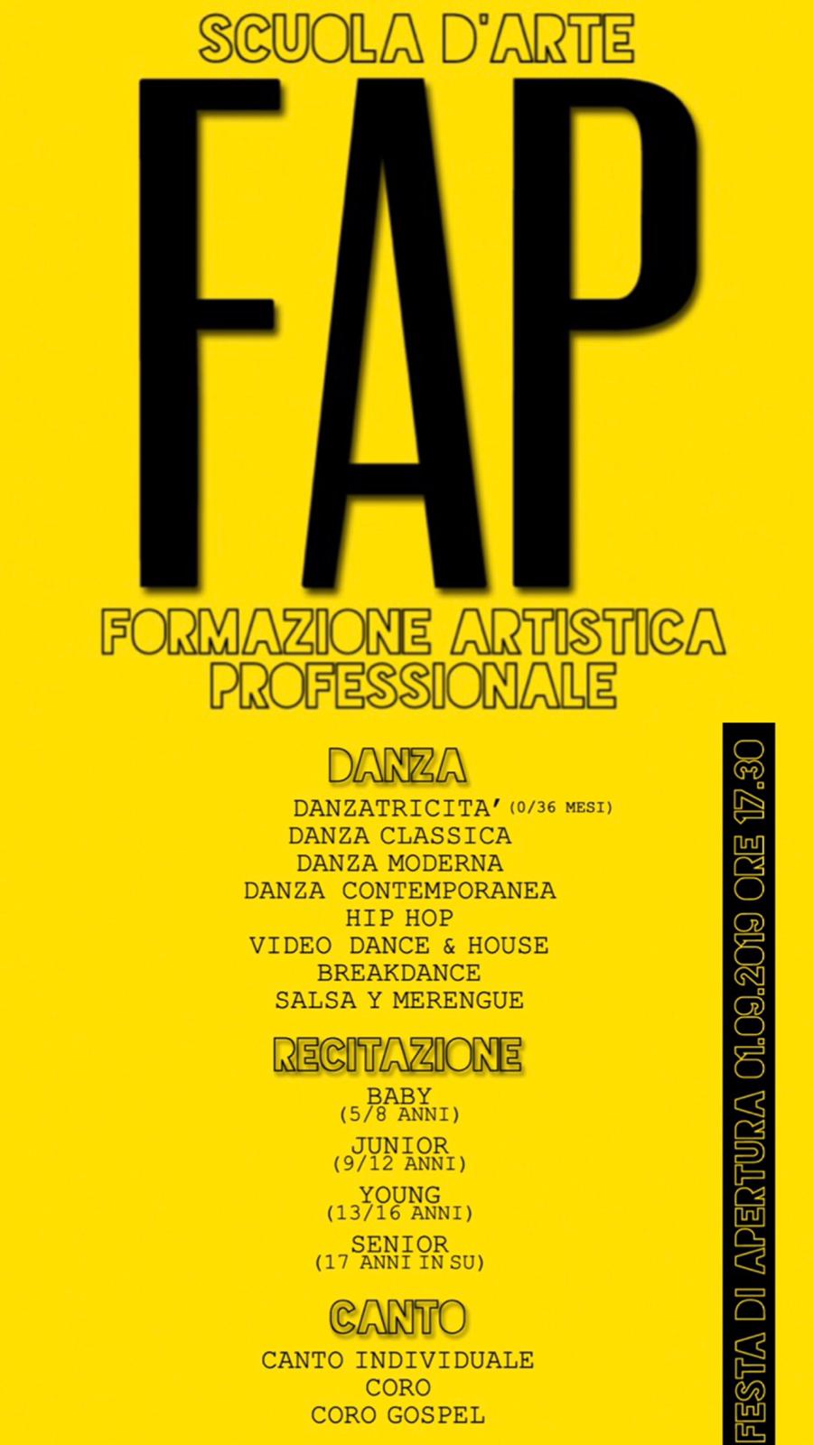 (Ri) Apre FAP la scuola di Formazione Artistica di Cisterna