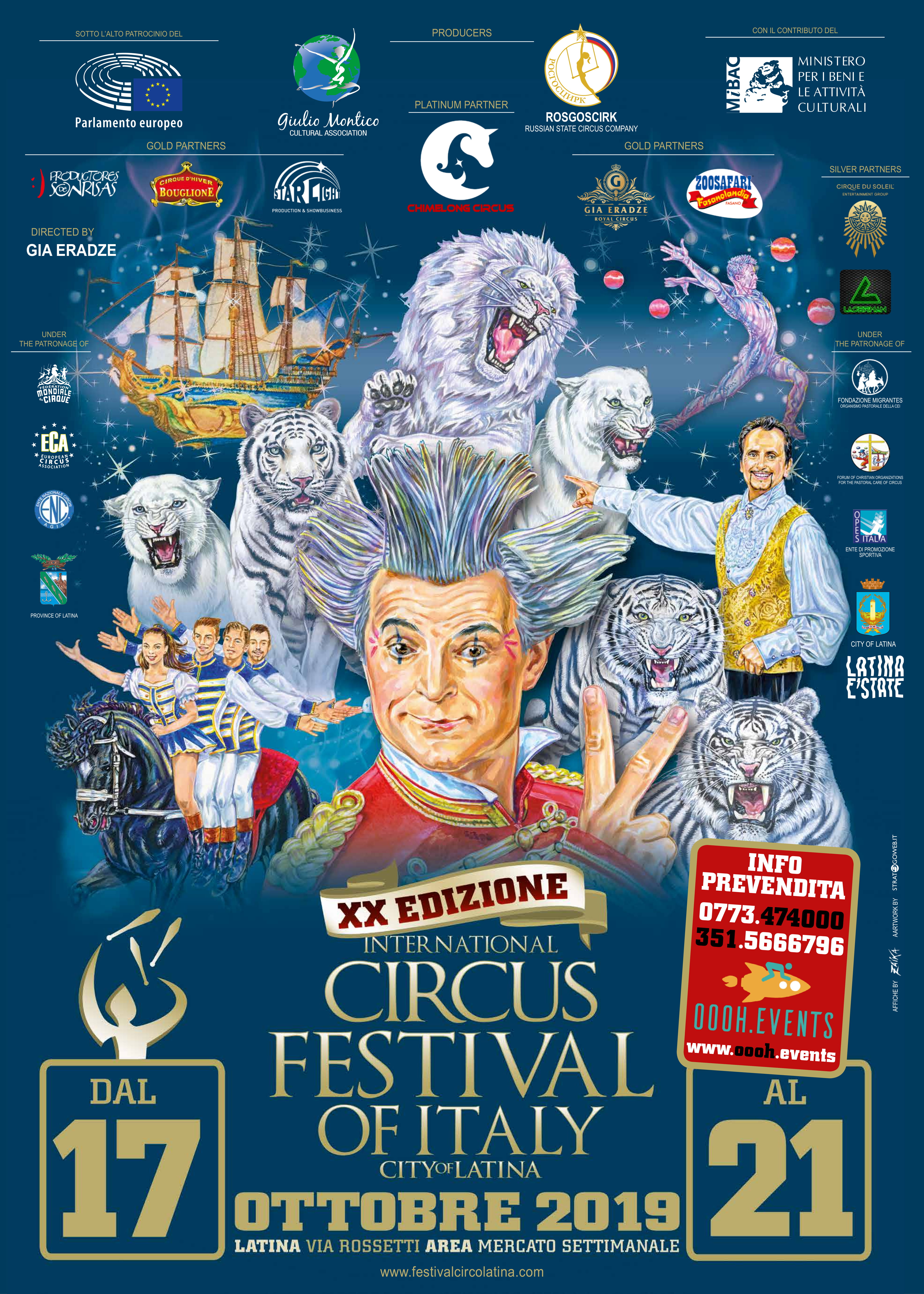 Al via la #20ª edizione dell’International Circus Festival of Italy