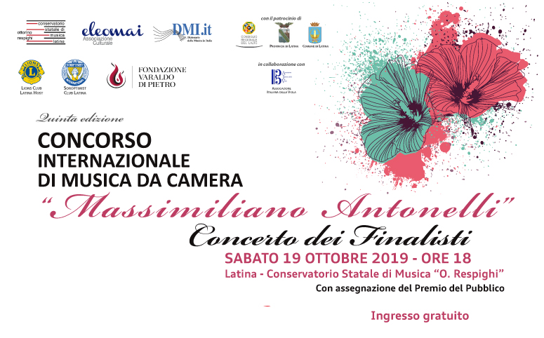 Latina: Concorso Internazionale di Musica da Camera “Massimiliano Antonelli”