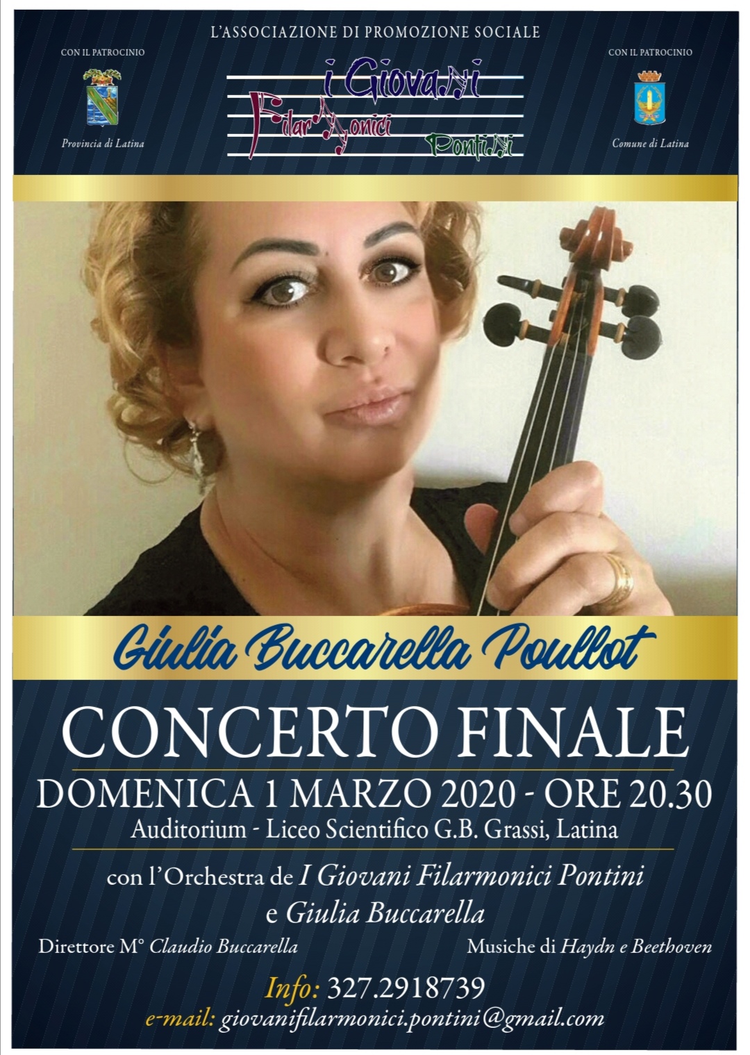 Giulia Buccarella Poullot in Concerto a Latina