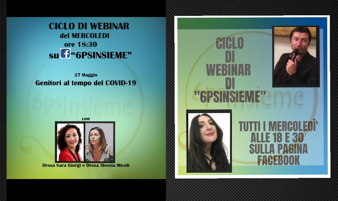 Psicologia: Webinar formativi di “6psinsieme”