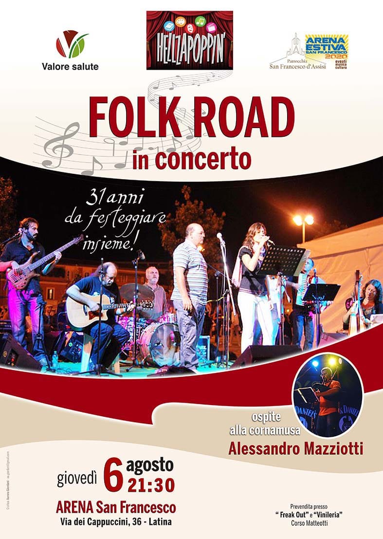 Concerti:  I Folk Road celebrano 31 anni di carriera