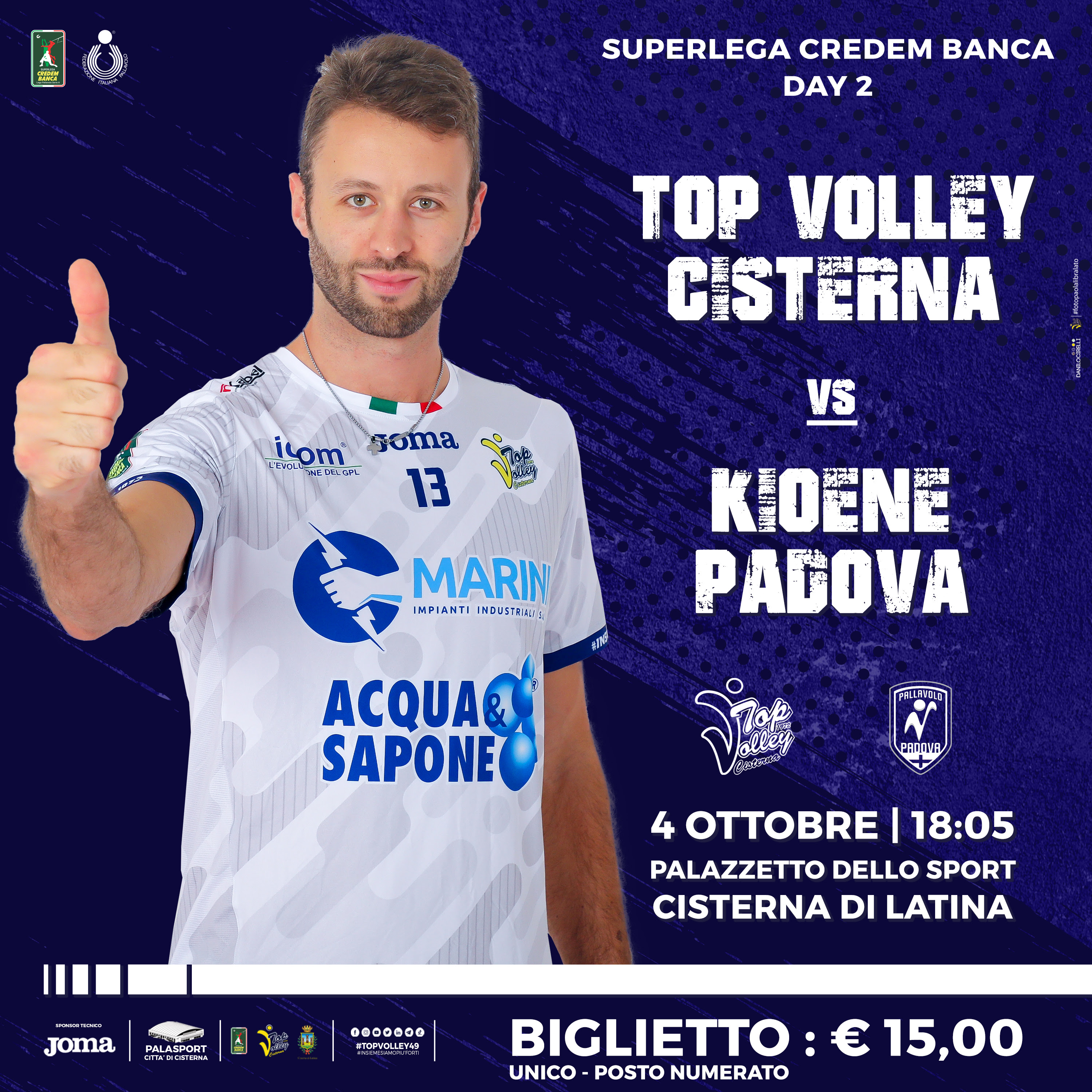 Top Volley Cisterna V/S Kioene Padova