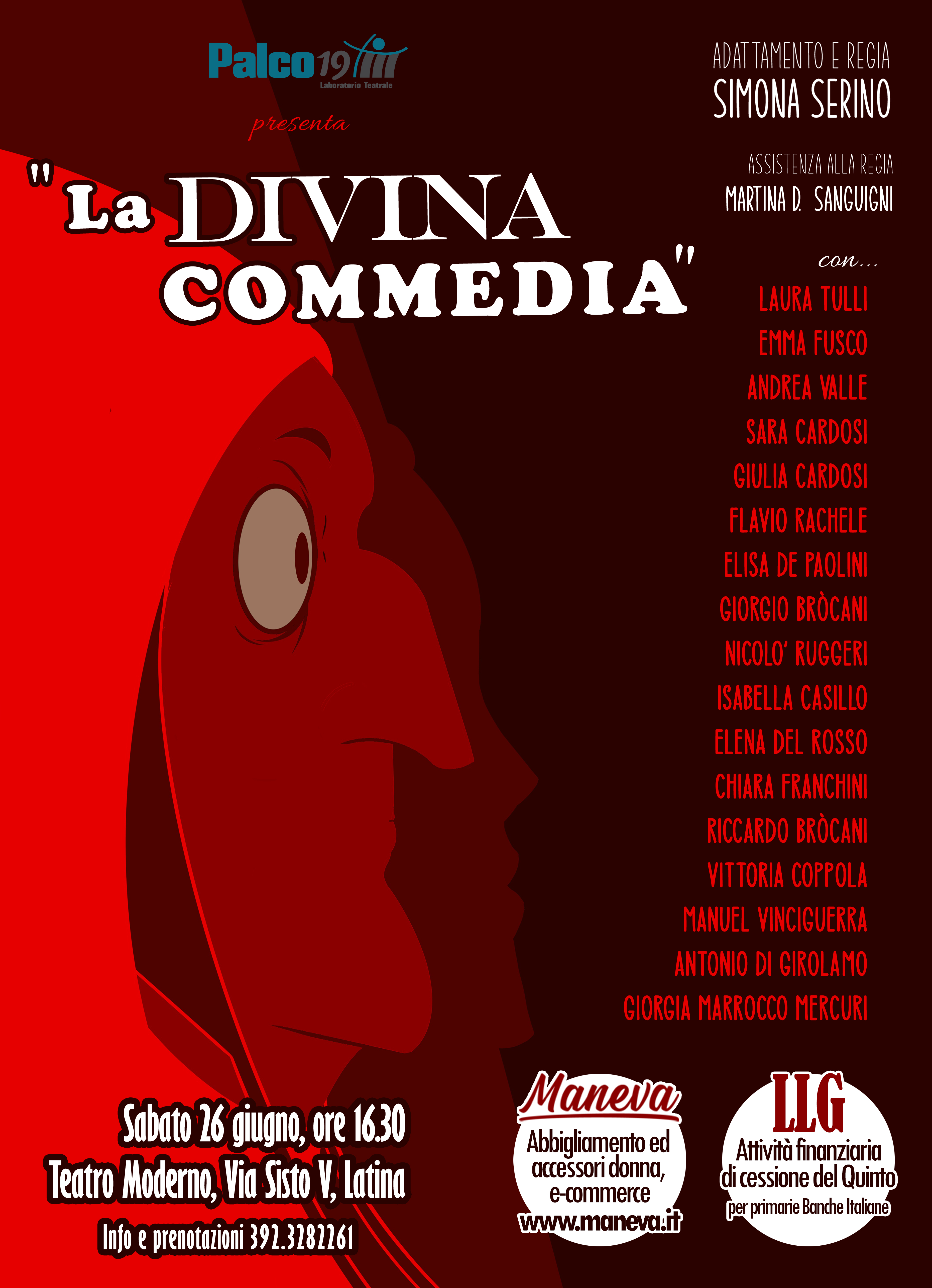 Teatro: ‘La Divina Commedia’ e ‘Io non sono stato’ al Moderno di Latina