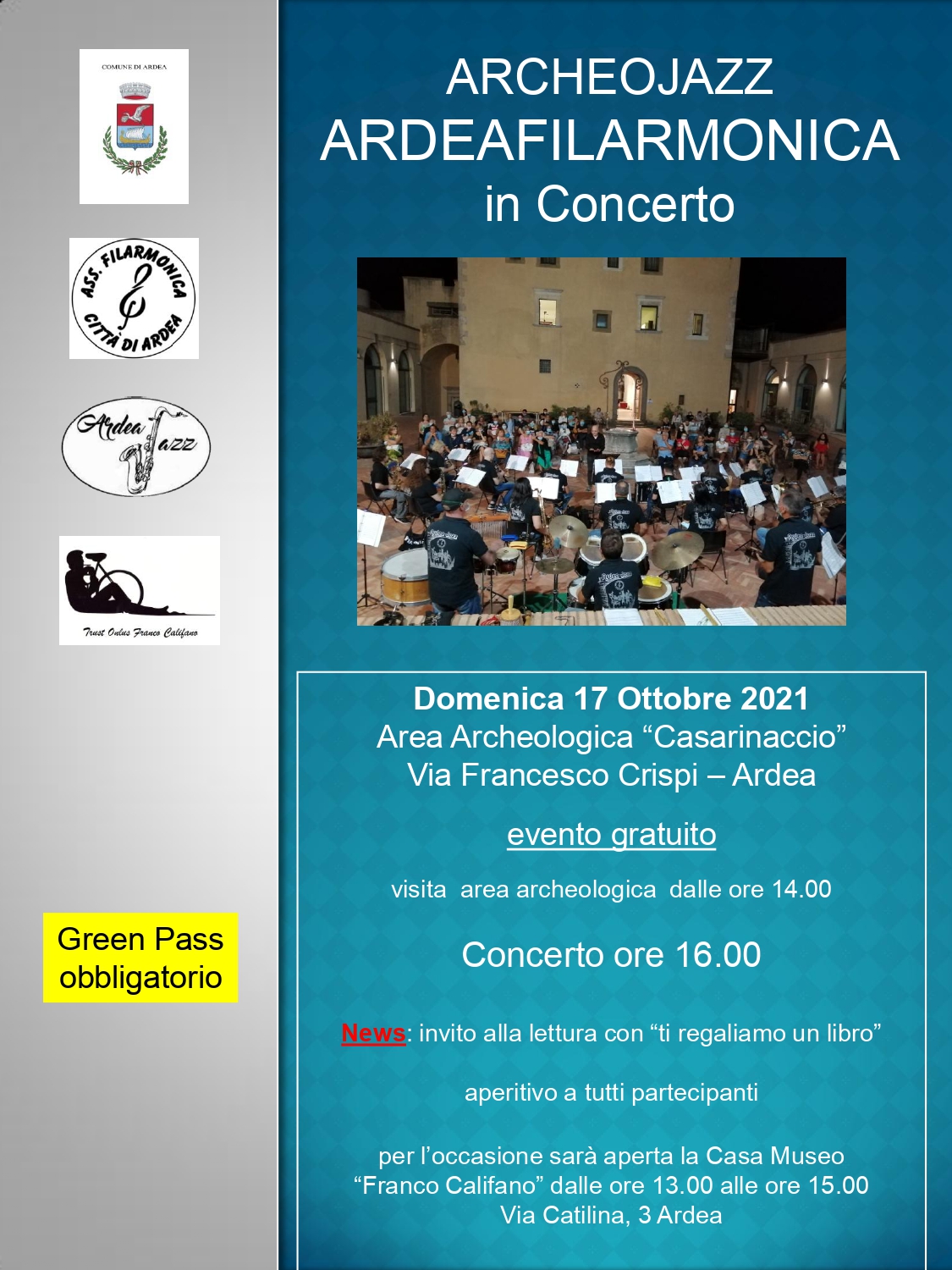 Archeojazz  presenta i cantautori Italiani