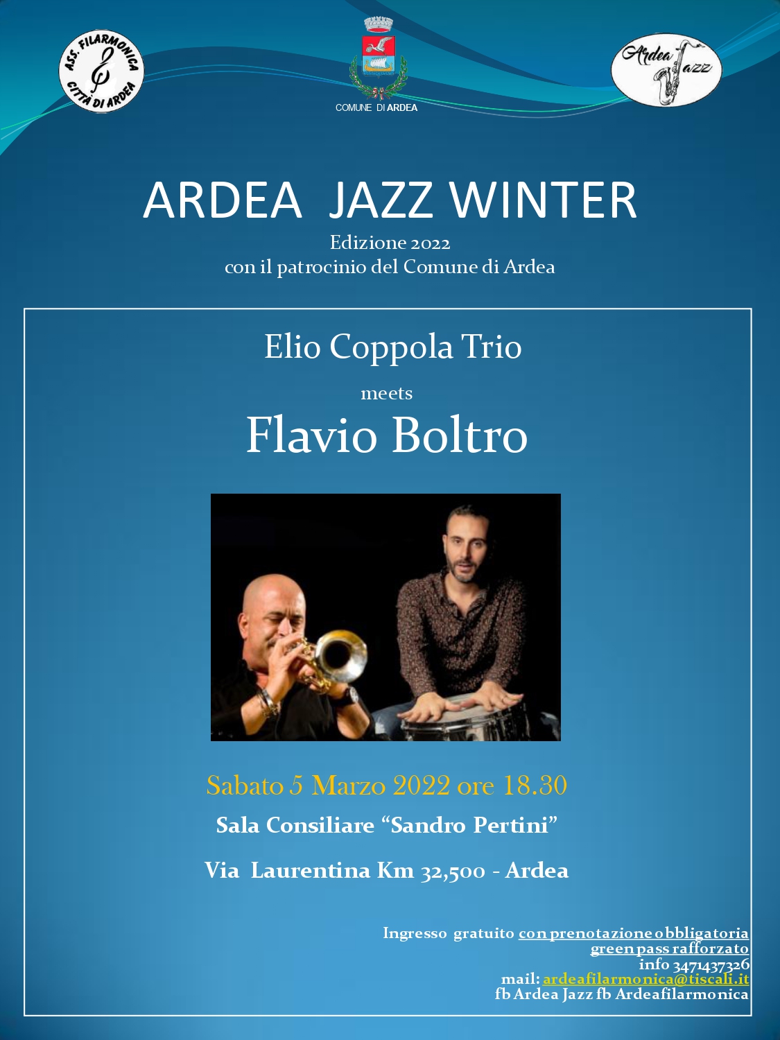 All’ Ardeajazz Winter c’è  Flavio Boltro