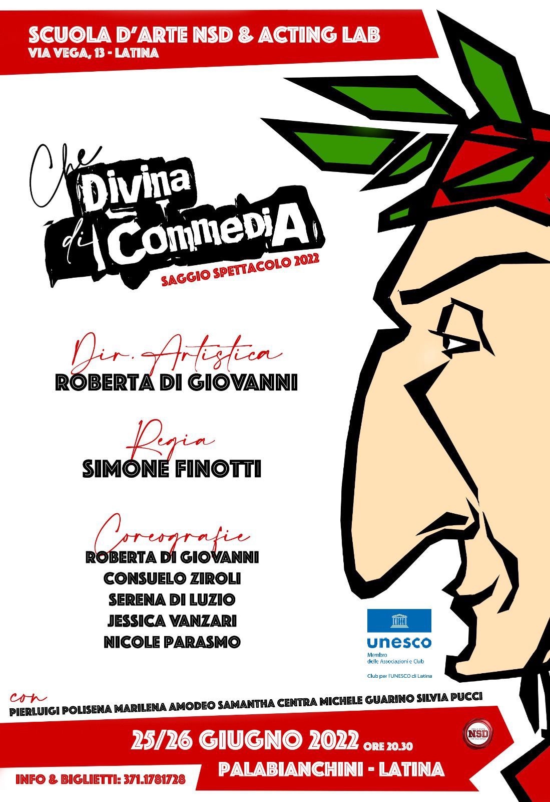 Gli allievi della NSD di Roberta Di Giovanni in “Che divina di Commedia”