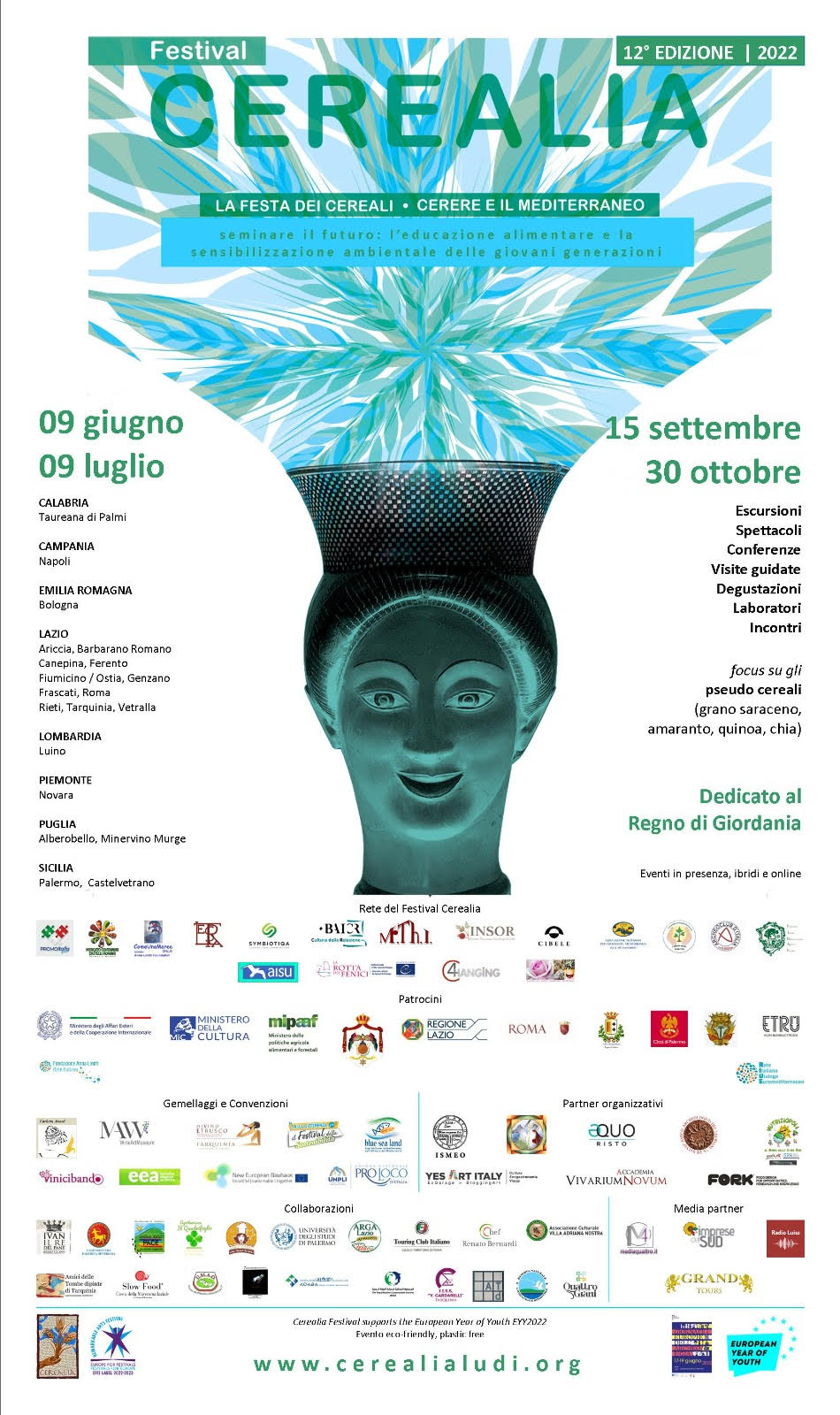 Al via il Cerealia Festival con oltre 30 eventi in sette regioni italiane