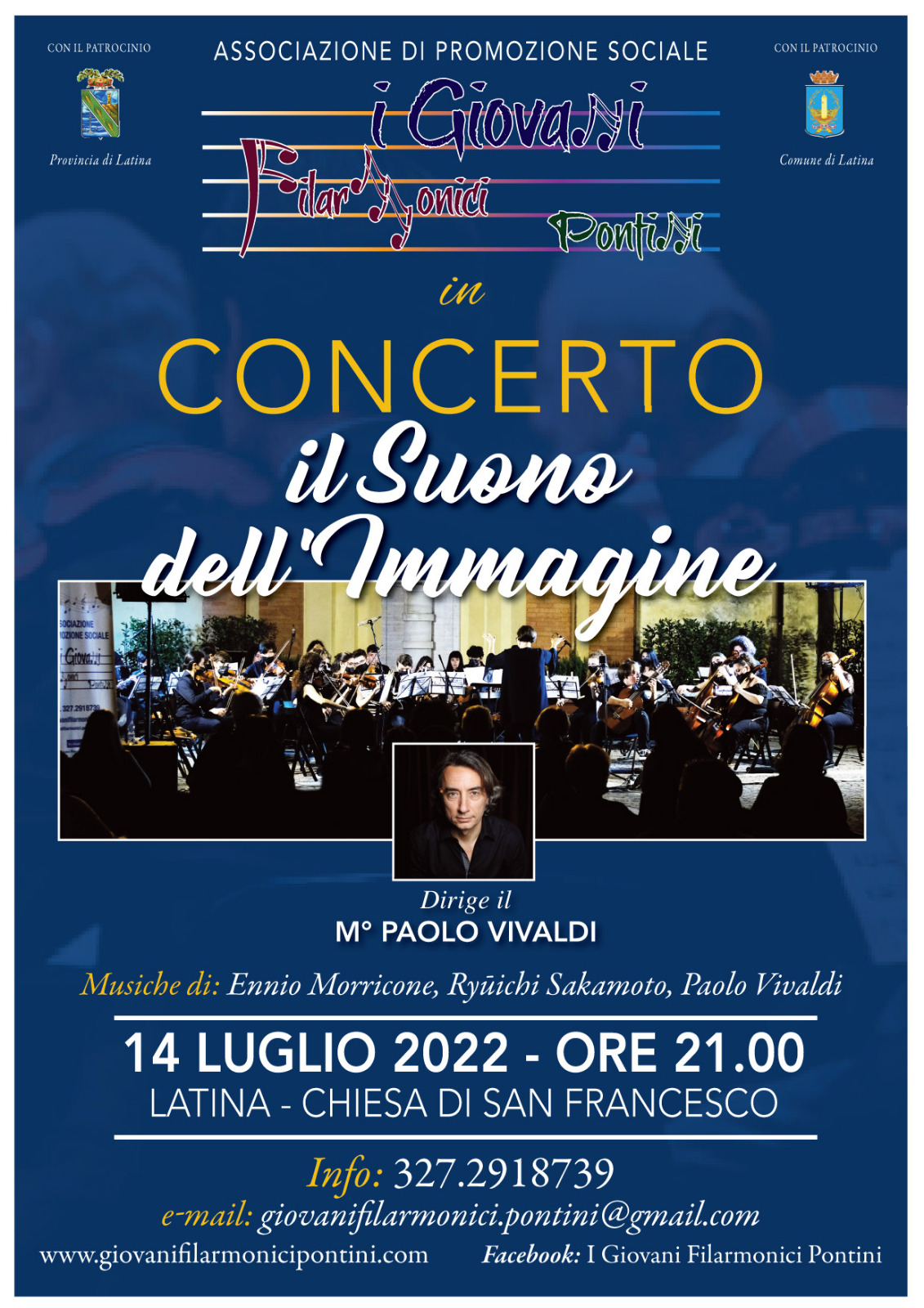 Cambio di location per il concerto “Il suono dell’immagine”