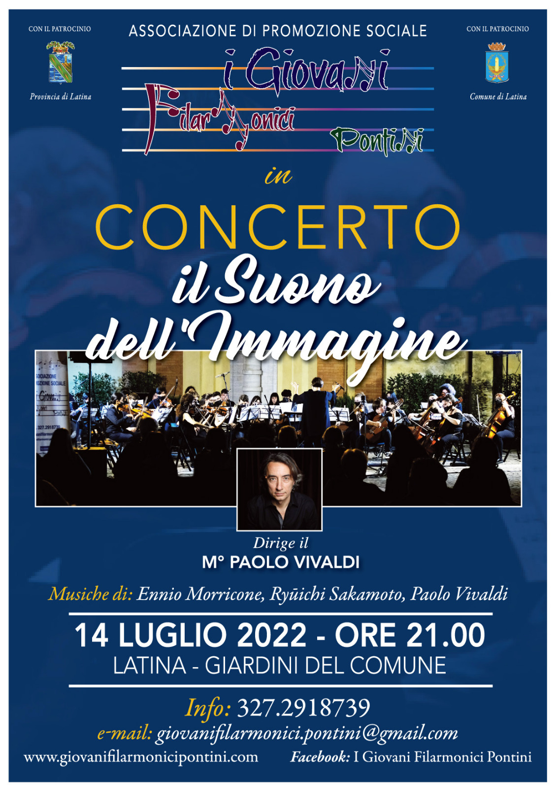 Giovani Filarmonici Pontini in concerto con “Il suono dell’immagine”