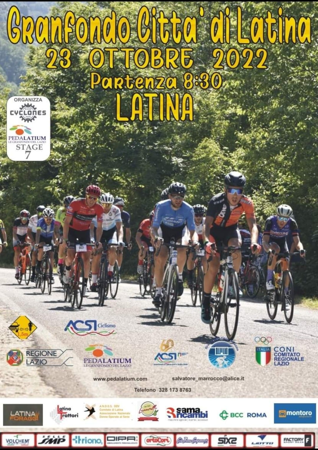 Granfondo Città di Latina, gara Ciclistica Amatoriale