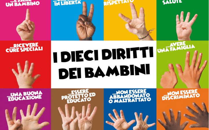 20 novembre: Giornata Internazionale dei Diritti dell’infanzia e dell’adolescenza