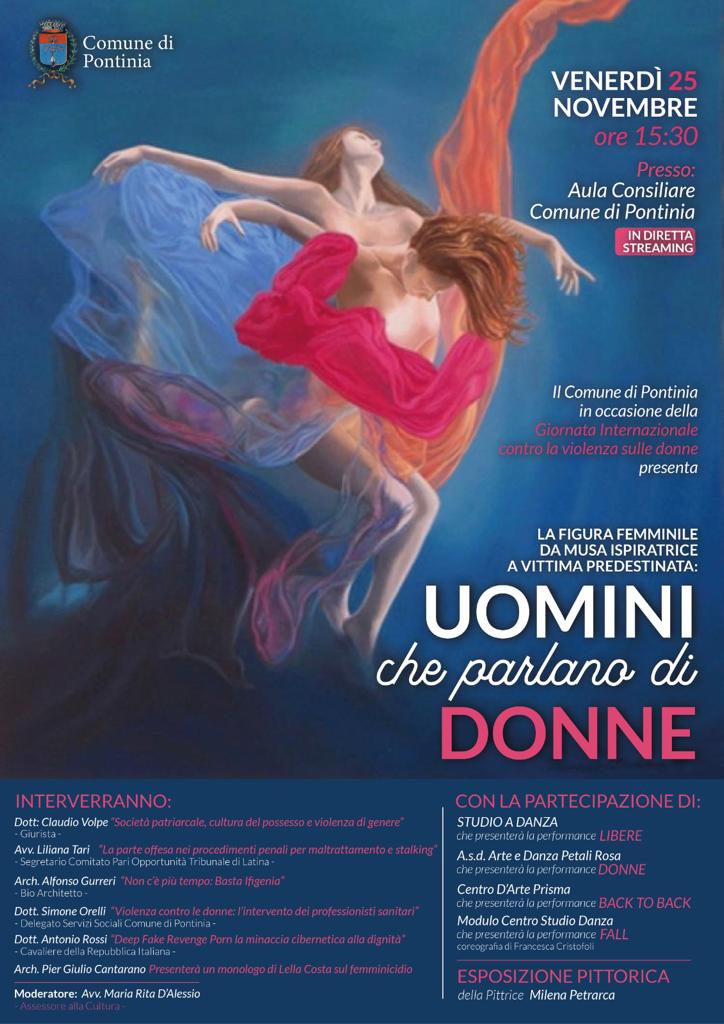 Pontinia: 25 Novembre – Uomini che parlano di donne