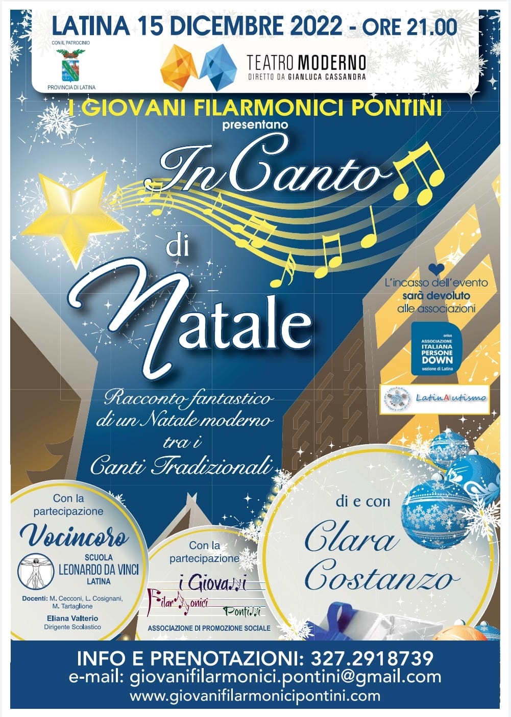 Incanto di Natale concerto spettacolo di beneficenza