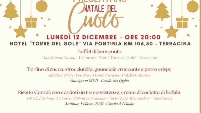 Natale del Cuoco: il Gran Galà a Terracina