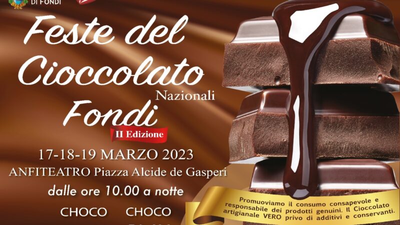 Fondi: torna la Festa del Cioccolato