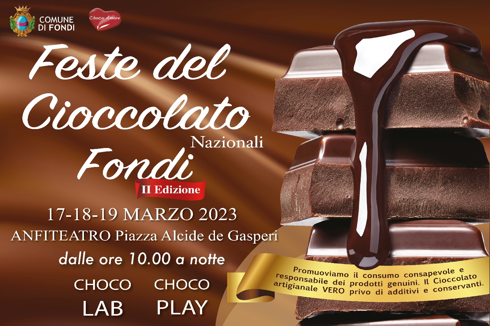 Fondi: torna la Festa del Cioccolato