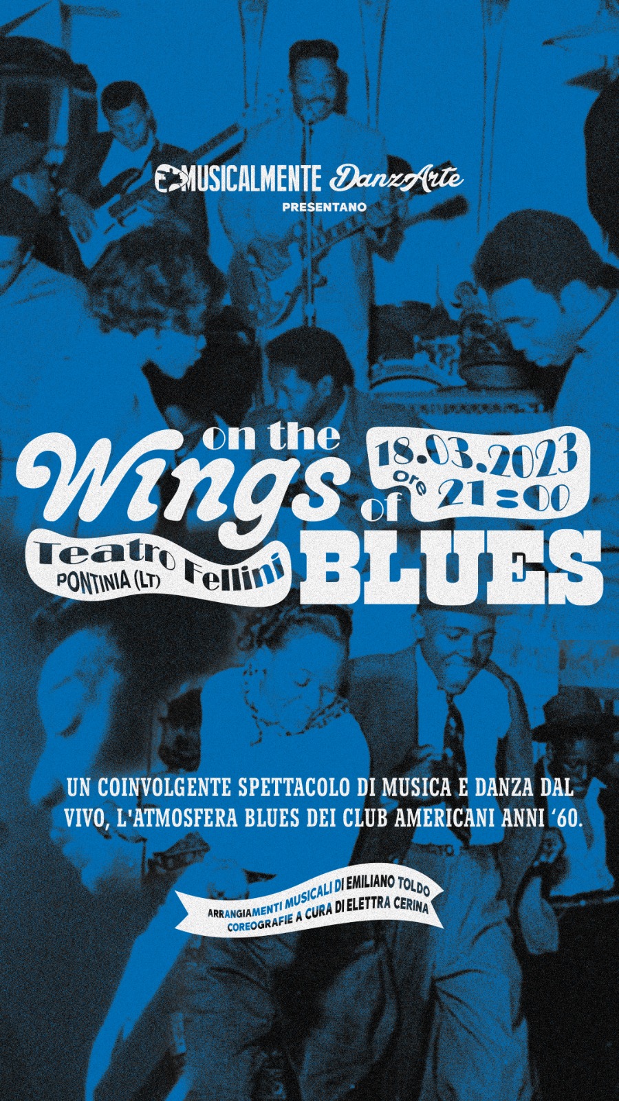 Pontinia: On the Wings Of Blues, sabato 18 marzo