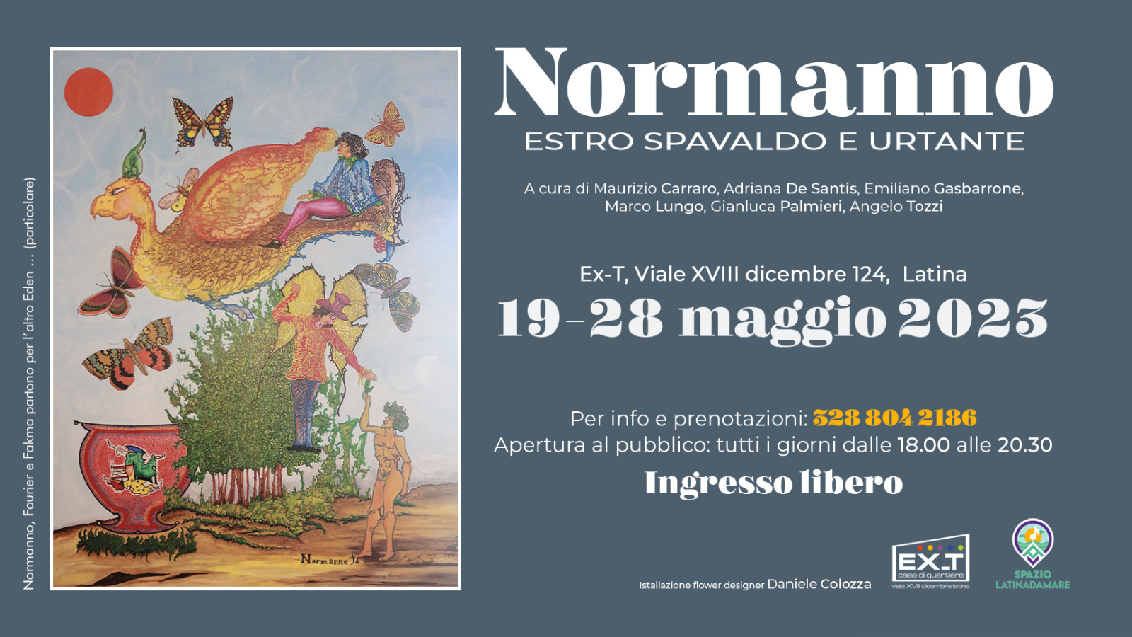 “Normanno. Estro spavaldo e urtante”, la mostra