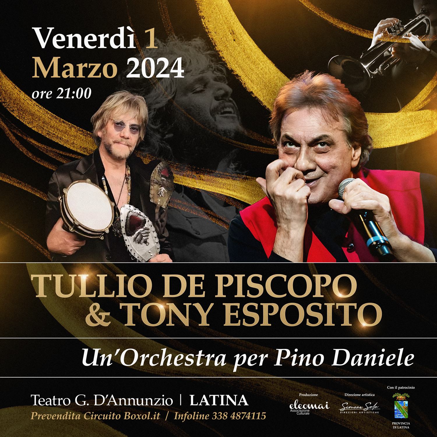 Latina: Un’orchestra per Pino Daniele