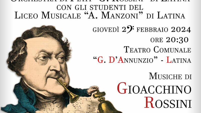 “Rossini X Rossini”: il concerto dell’Orchestra di fiati “G. Rossini”