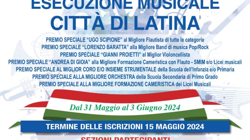 8º Concorso Internazionale di Esecuzione Musicale “Città di Latina ”