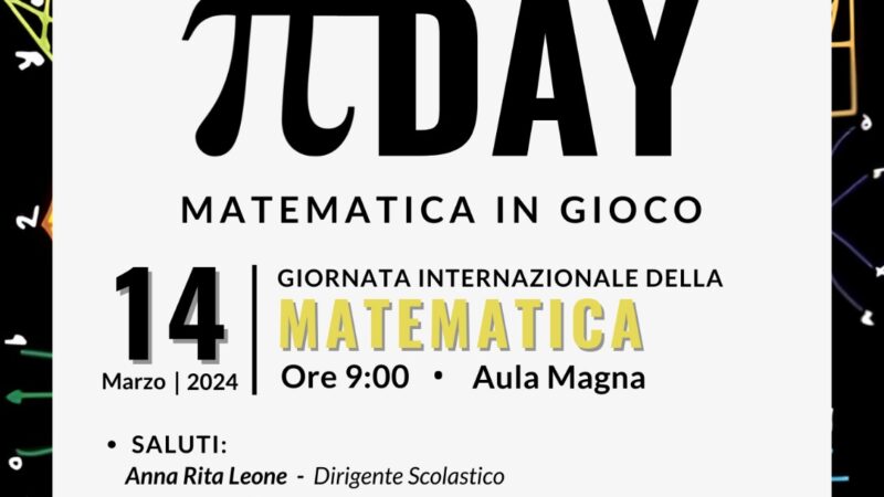 Incontri: Il ricercatore Fabio Chiarello ospite della Giornata Internazionale della Matematica