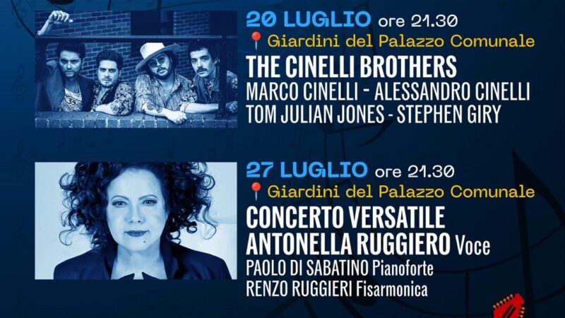 Latina:  I Salotti Musicali tornano nei giardini del comune