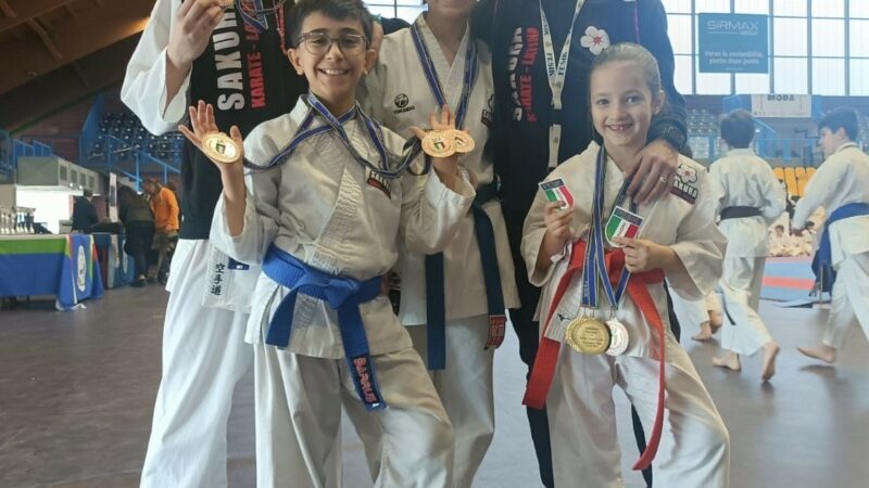 La Sakura Karate Latina sul podio a Salsomaggiore Terme