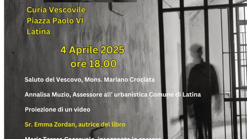 Libri: “Noi fuori”  di Suor Emma Zordan arriva in Curia a Latina