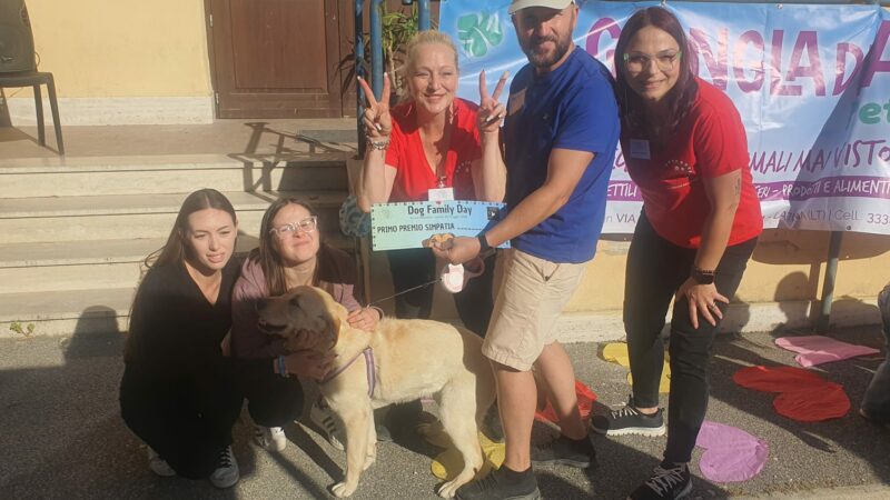 Latina: la cucciola Mia vince la prima edizione Dog Family Day