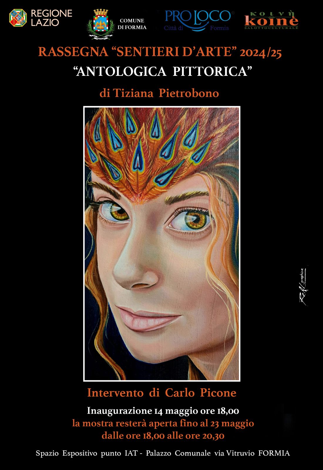 Tiziana Pietrobono in mostra a Formia: l’arte che parla al cuore