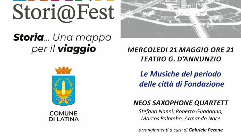 Latina: Neos Saxophone Quartett in concerto al D’Annunzio