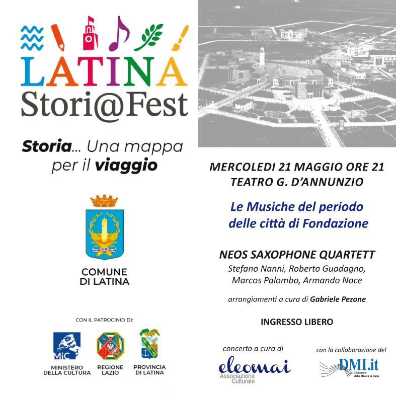 Latina: Neos Saxophone Quartett in concerto al D’Annunzio