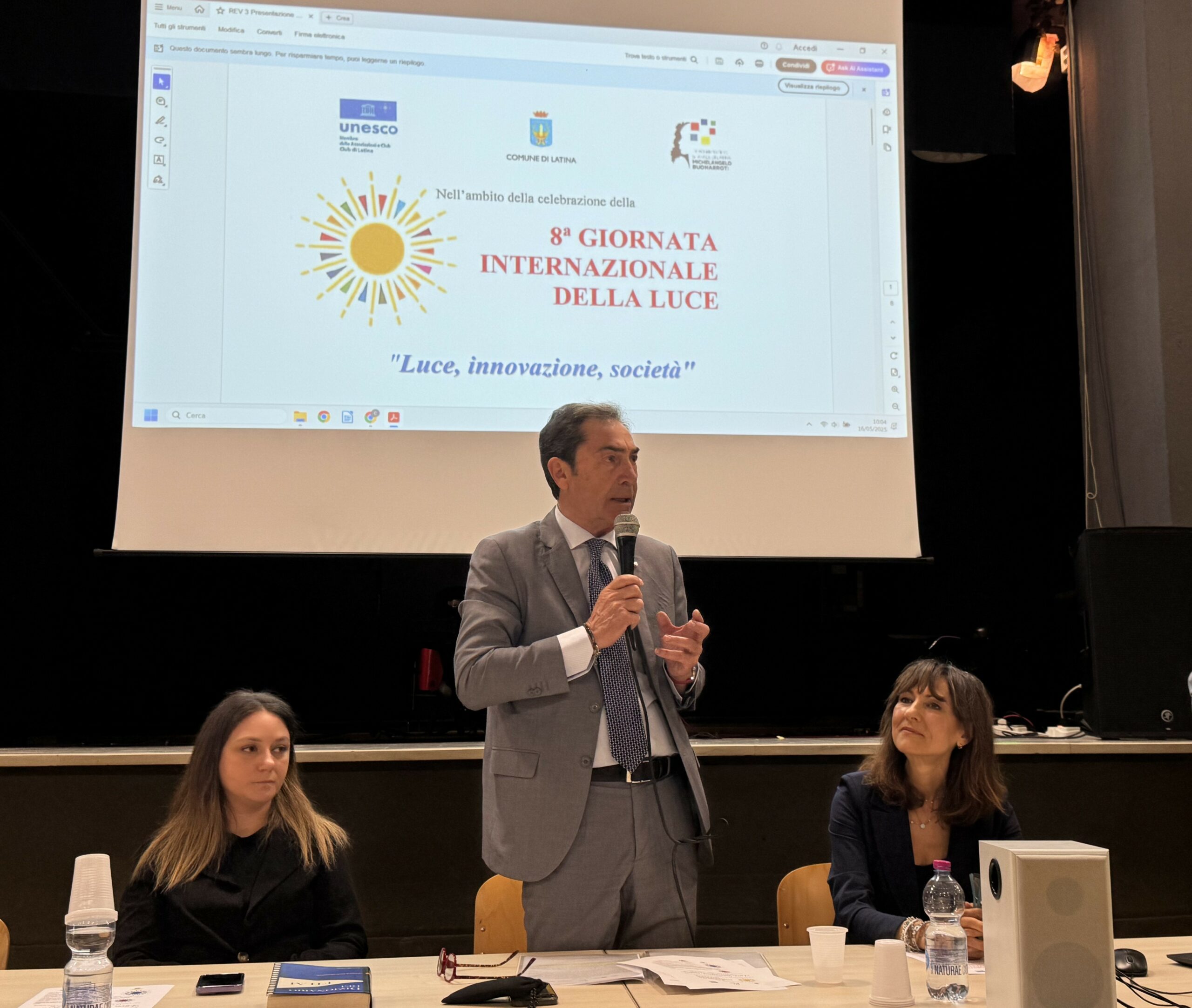 Chiusa l’innovativa 8ᵃ Giornata Internazionale della Luce a Latina
