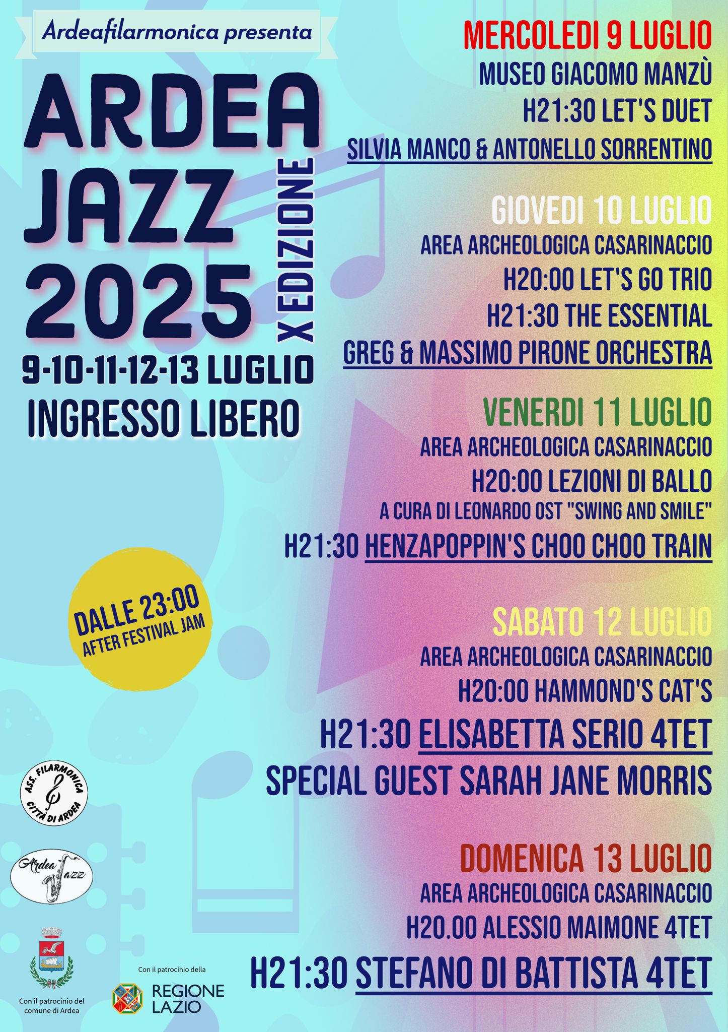 Torna Ardea Jazz: musica, storia e grandi nomi