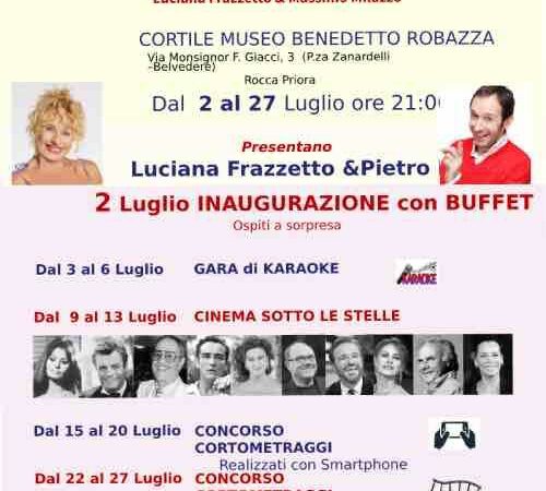 Rocca Priora sotto le stelle: arte, cinema e musica accendono l’estate