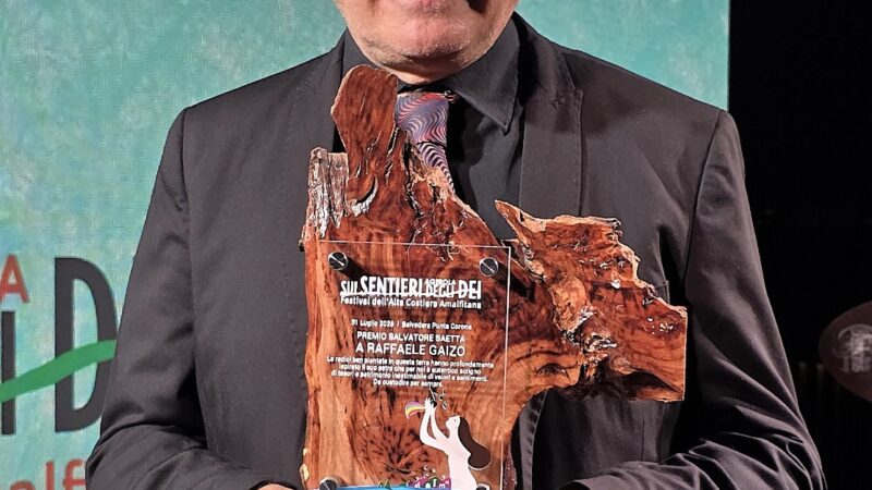 Il M° Raffaele Gaizo riceve il primo Premio Salvatore Saetta