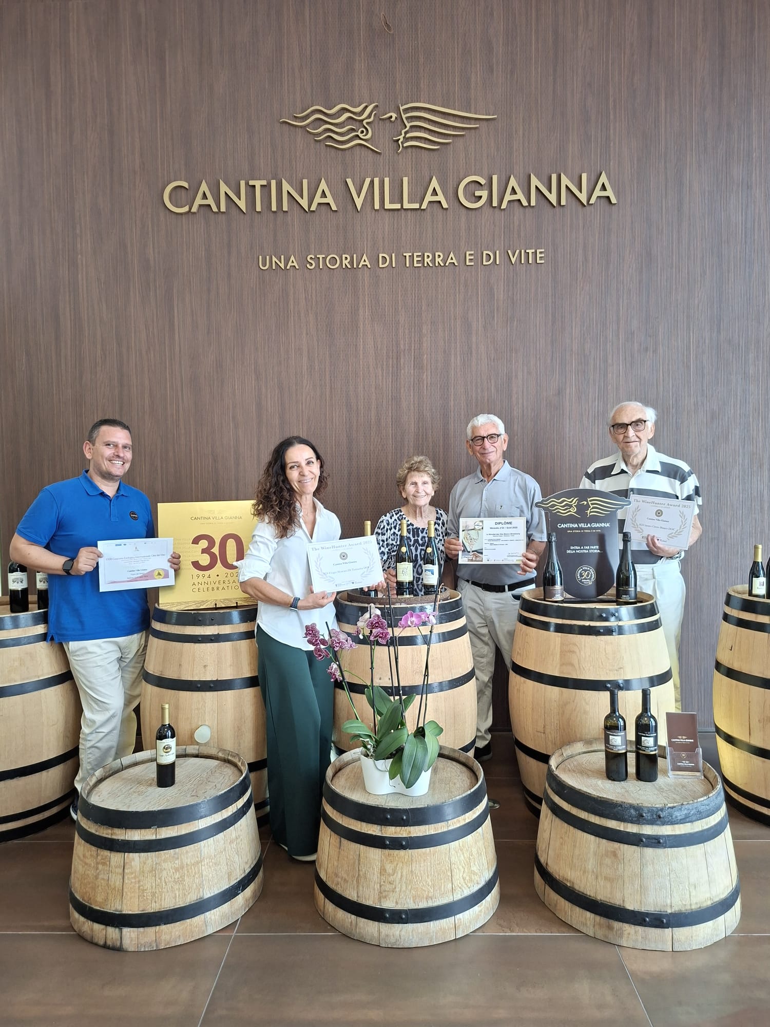 Villa Gianna, i vini dell’Agro Pontino conquistano l’Europa