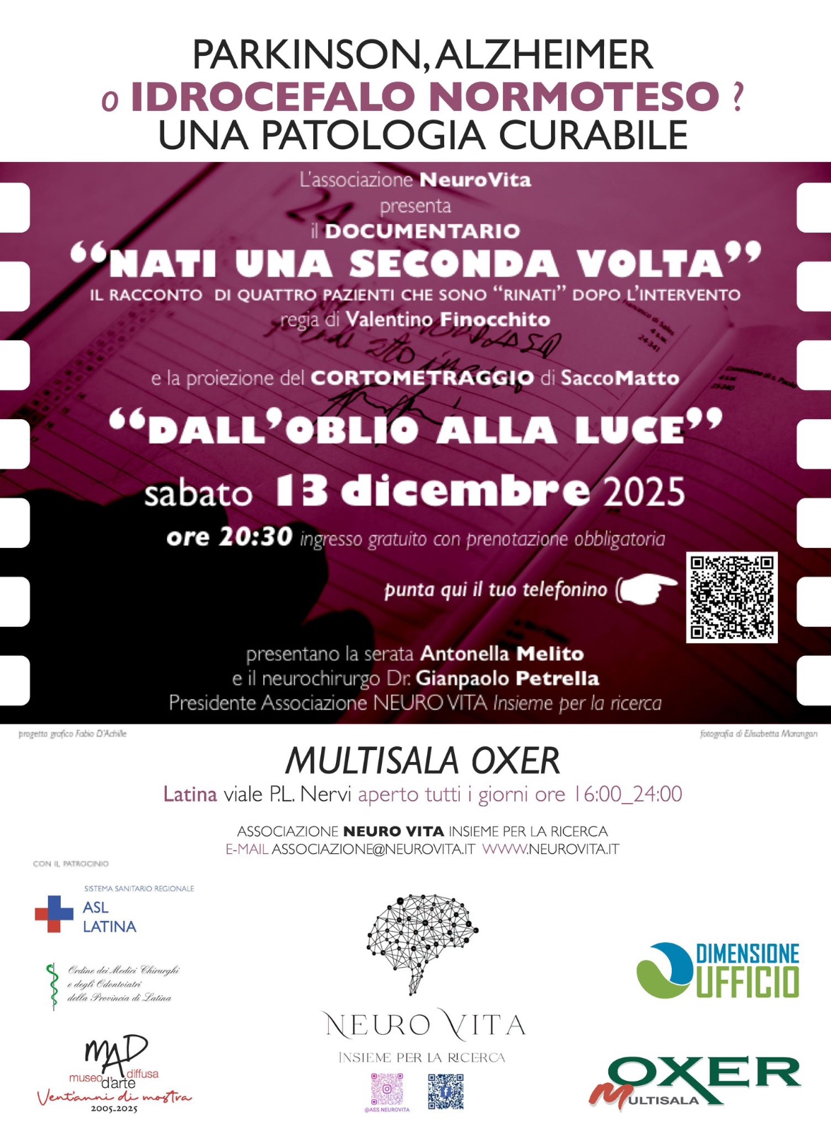 Latina: Parkinson, Alzheimer o Idrocefalo Normoteso? Una patologia curabile