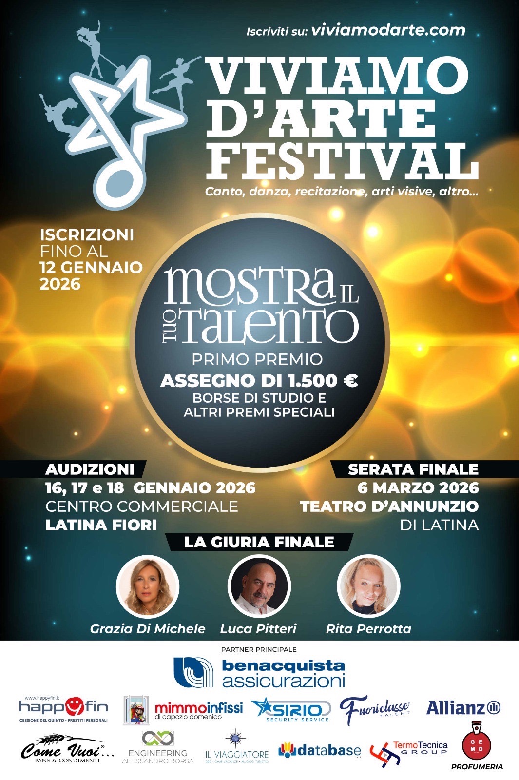 Viviamo d’Arte Festival: il talento sale sul palco, le iscrizioni sono aperte